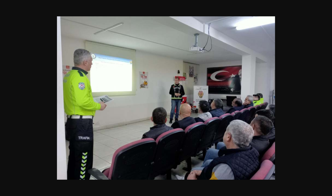 78 Kez Okundu Mersin Trafik Denetleme Şube Müdürlüğü Konferans Salonunda,